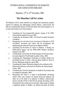 Mauritius Call For Action