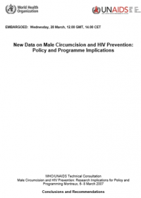  Male Circumcision WHO Recommendations