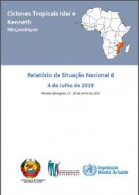 Ciclones Tropicais Idai e Kenneth - Relatório da Situação Nacional 6