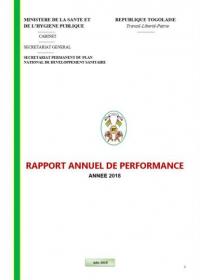 Togo, Rapport annuel de performance 2018