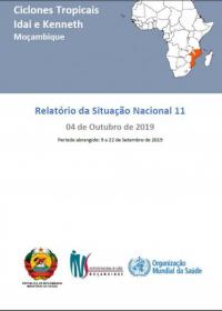 Ciclones Tropicais Idai e Kenneth Moçambique - Relatório da Situação Nacional 11