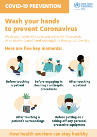 Wash your hands to prevent Coronavirus