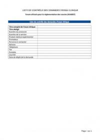 GUIDES AVAREF - Outils d’évaluation des demandes d’autorisation d’essais cliniques par les comités d'éthique et les autorités nationales de réglementation en Afrique