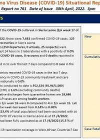 Sierra Leone COVID-19 Situation Report 761  30 April 2022 Final.pdf