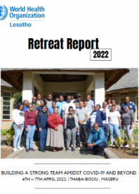 WHO Lesotho Retreat Report 2022