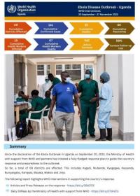 WHO Interventions to Support the Ebola Response in Uganda - 23 November 2022