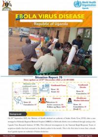 Ebola Virus Disease in Uganda SitRep - 70