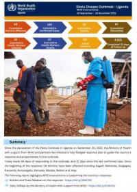 WHO Interventions to Support the Ebola Response in Uganda - 19 December 2022