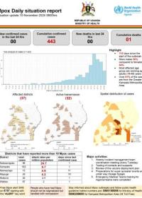 Mpox Outbreak in Uganda Situation Update - 10 November 2024