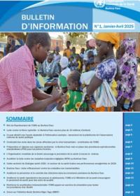 Bulletin d'information de l'OMS Burkina Faso - Janvier - Avril 2025