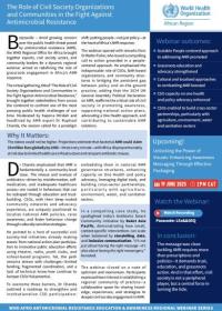 The Role of Civil Society Organizations and Communities in the Fight Against Antimicrobial Resistance