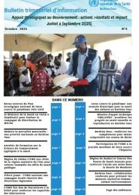 Bulletin d’information du Bureau de l'OMS au Burkina Faso : édition de juillet - septembre 2025