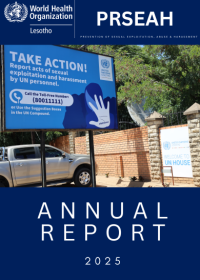 Prevention of Sexual Exploitation, Abuse and Harassment  : Annual Report 2025