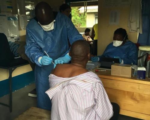 Uganda Vaccinates Front Line Health Workers Against Ebola Regional Office For Africa