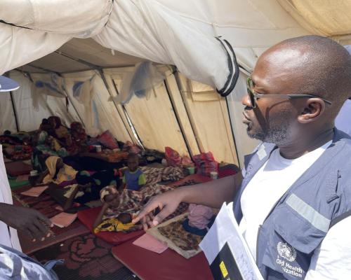 More than 350 000* people have fled the conflict in Sudan for safety in Chad, which is hosting the largest number of people forced across borders by the fighting to neighbouring countries. More than half of those who have fled to Chad have settled in the eastern border town of Adre.