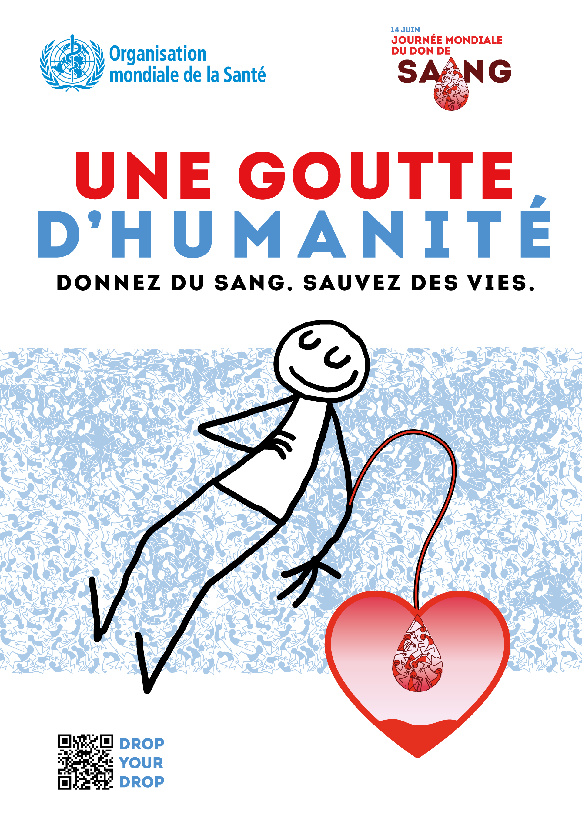 World Blood Donor Day 2026 campaign poster